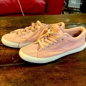 Pink Canvas Shoes